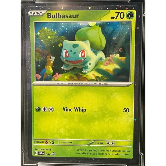2022 Pokémon Bulbasaur #46 Promo ArenaClub Graded GEM MINT 10 - Picture 2 of 4